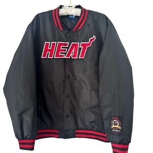 NWT fresh clean Miami Heat bomber varsity Jacket szXL NBA
